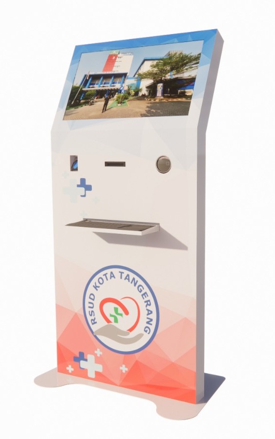 Kiosk layanan mandiri buatan TeknoArt di RSUD Kota Tangerang